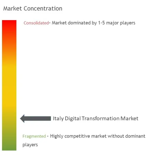 Italy Digital Transformation Market Concentration